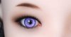 Doll Sweet Purpurfarbene Augen